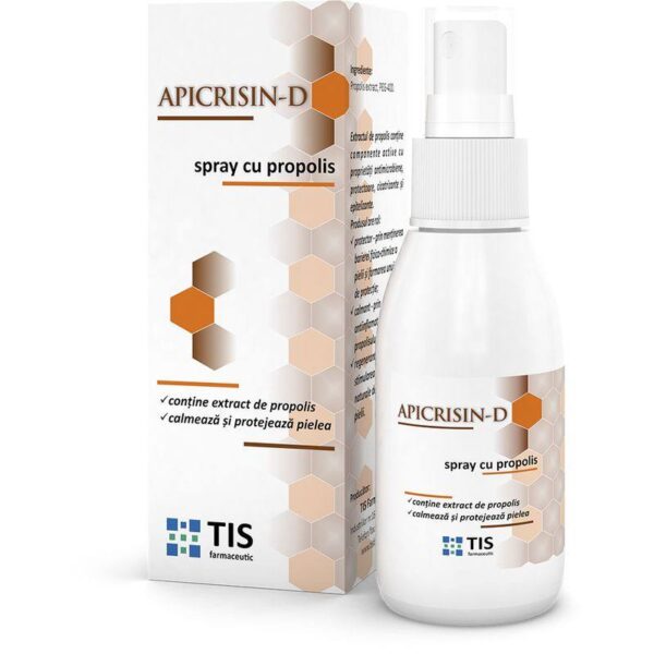 Apicrisin-D x 50 ml spray cu propolis TIS