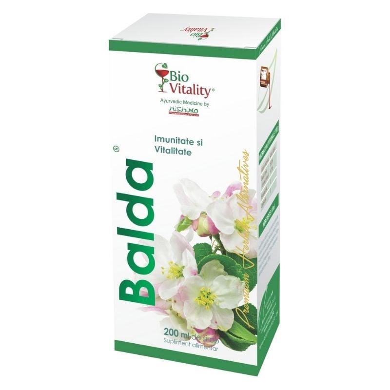 Bio Vitality Balda sirop pentru imunitate si vitalitate