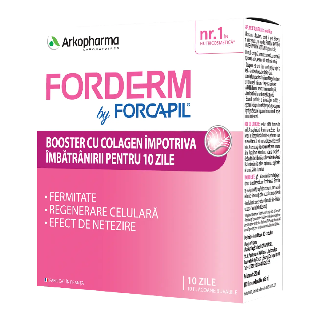 Booster cu colagen Forderm by Forcapil