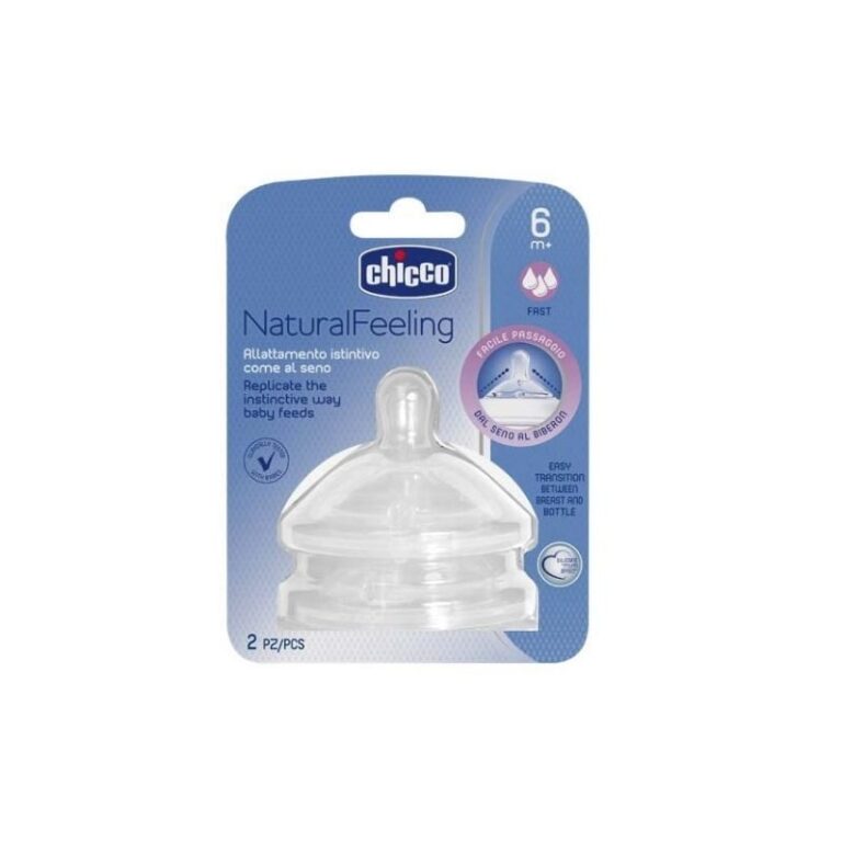 Chicco Natural Feeling Set tetine silicon