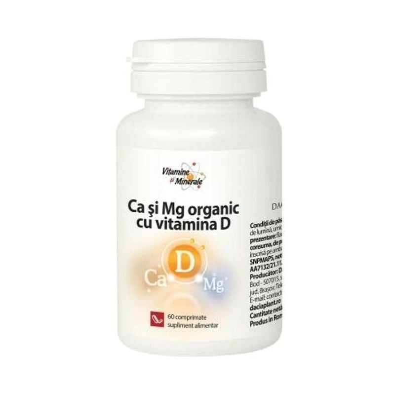 DACIA PLANT Calciu si magneziu + Vitamina D