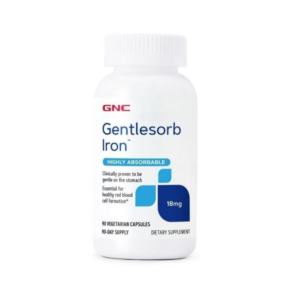 GNC Gentlesorb Fier cu Absorbtie Usoara 18 mg