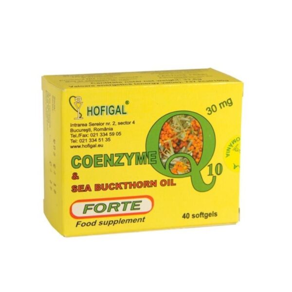 HOFIGAL Coenzima Q10 30 mg Forte in ulei de catina
