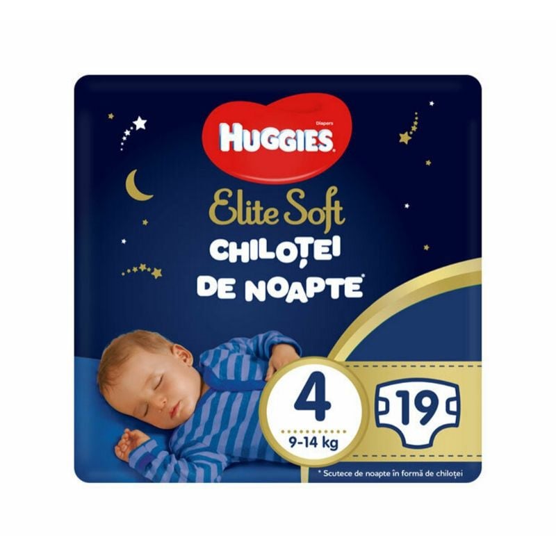 Huggies Pants Elite Soft de Noapte