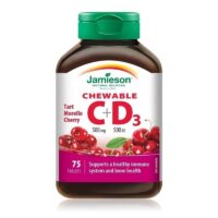 Jamieson Vitamina C 500 mg + D 500UI masticabila