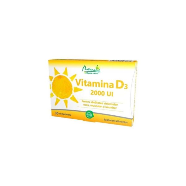 Naturalis Vitamina D3 2000 UI
