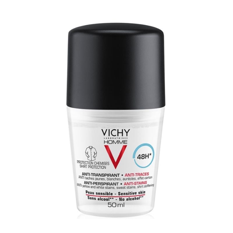 VICHY HOMME deo roll-on anti-urme eficacitate 48h