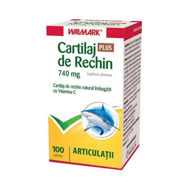 Walmark Cartilaj de Rechin Plus 740 mg cu vitamina C