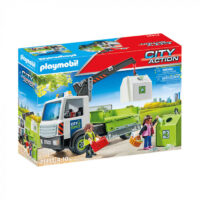 Figurine Camion de Reciclare Sticla cu Container Playmobil