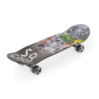 Skateboard Byox Skull 70 cm Gri Negru